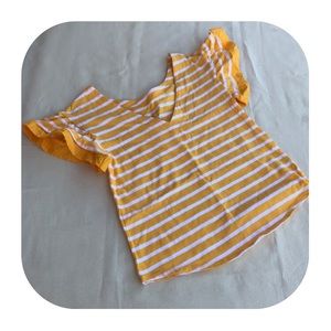 Yellow striped top